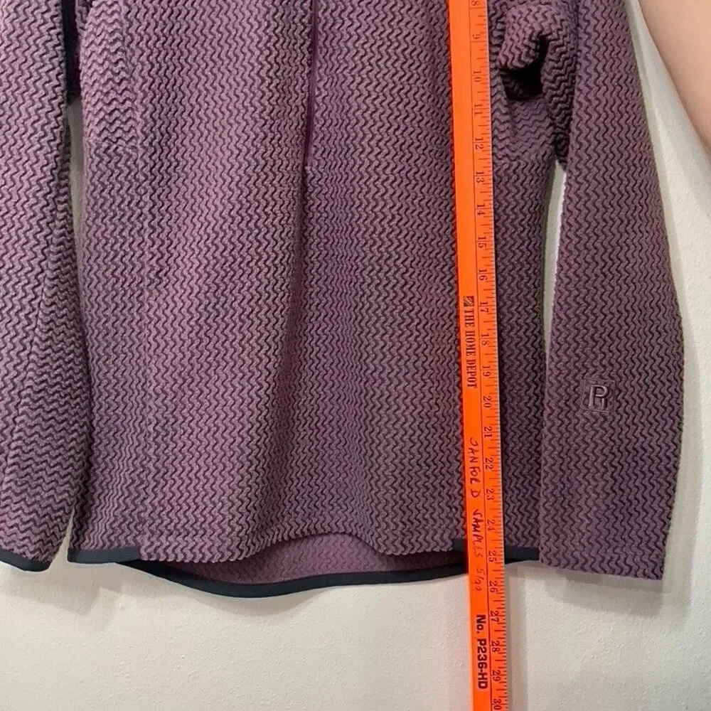 Patagonia Women's R1 Air Fleece Zip-Neck Pullover Evening Mauve Purple Small